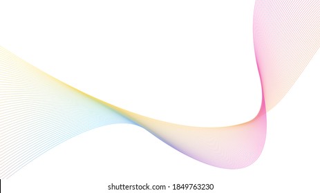 Abstrakte Linienhintergrund - bunt