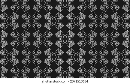 Abstract line background. White and black Flat design vector illustration.