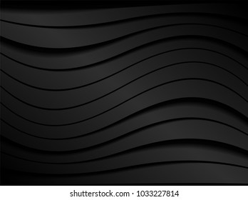 Línea Abstractas negro Fondo, luz y sombra, Vector