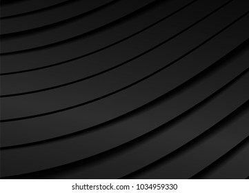 Abstract line black Background ,light and shadow ,Vector