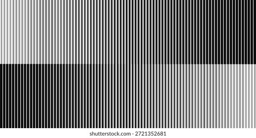 Abstract line black big to small irregular line pattern. eps10