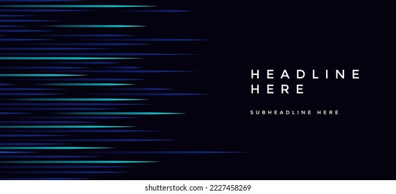 Abstract Line Blue Modern Technology Gradient Background Speed Fast Internet for Decoration Ornament Poster Banner Flyer Brochure