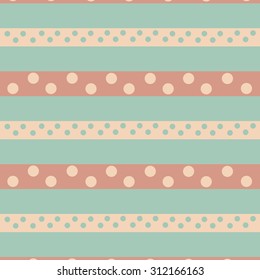 Abstract line blue, pink pattern with dots, colorful background
