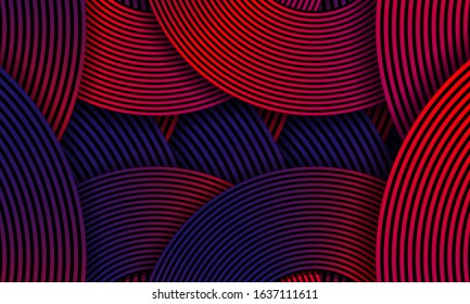 abstract line circle background, modern spiral circle background