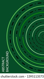 Abstract line circle simple background. Applicable for design covers, annual reports, posters and business cards - Vector