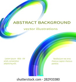 Abstract line color design element . Abstract artistic background with space for text. Vector illustration. EPS 10.