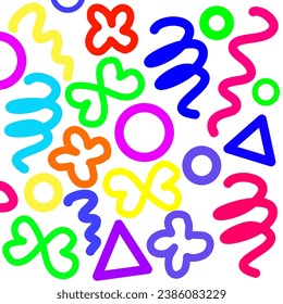 Abstract line colorful Background Pattern abstract art illustration