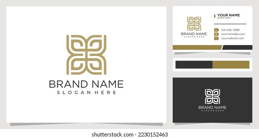 Inspiración en el diseño del logotipo de la comunidad de líneas abstractas