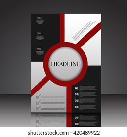 Abstract  line composition  brochure background web eps10 vector illustration