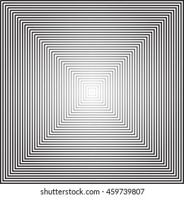 Abstract line concentric square elements, backgrounds