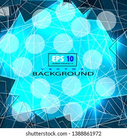 Abstract line concept background blue