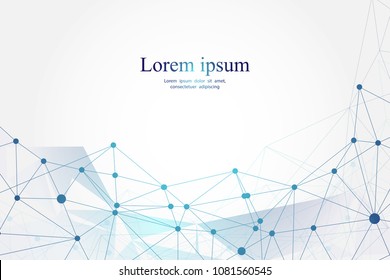 abstract line connection design concept. vector illustration