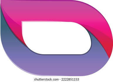 Abstract line and connection logo illustration in trendy and minimal style isolated on background