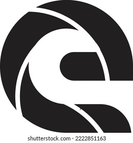 Ilustración del logotipo de línea y conexión abstracta en un estilo moderno y mínimo aislado en segundo plano