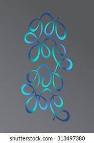 abstract line curve background