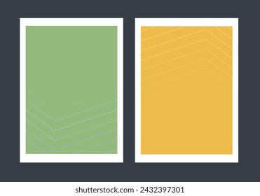 Plantilla de fondo de cubierta de curva de línea abstracta, fondo de patrón de línea, listo para usar.