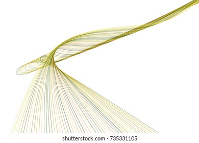 Abstract line & curve geometric pattern, colorful & artistic for graphic design, catalog, textile or texture printing & background. Vector illustration graphic.