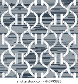 Abstract line and curve trellis pattern