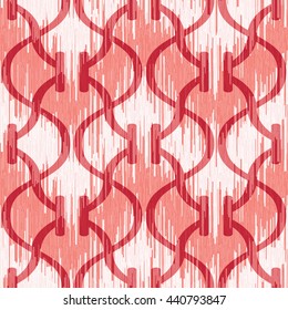 Abstract line and curve trellis pattern