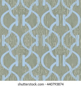 Abstract line and curve trellis pattern