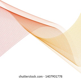 Abstract Line design background illustration