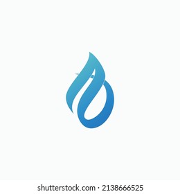abstract line design logo vector