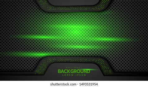 Abstract line direction on hexagon mesh design modern luxury futuristic background vector illustration.