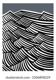 Abstract line drawing rough hand drawn  geometric and shapes line art vector illustration background. Brushes, stroke pattern art work design for textile, fabric,wall art, decoration.