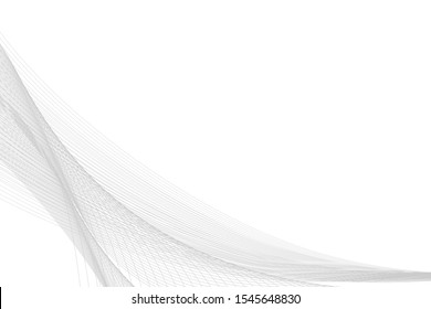 abstract line flow on white background. Vector illustration design.