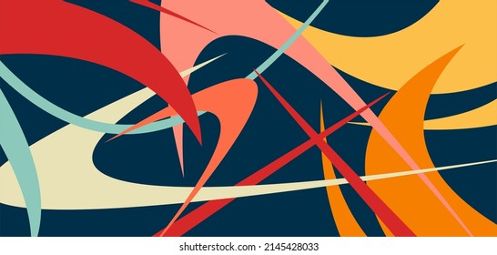 abstract line full colors for background backdrop wallpaper 
