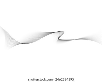 Abstract Line futuristic style background. Flowing wave pattern 3D curve halftone. Technology vector concept.