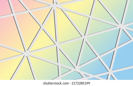 Abstract line with gardient color background.