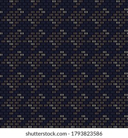 Abstract line geometric motif pattern continuous background embroidered fabric design. Simple all over ornament print block apparel textile, ladies dress, man shirt, scarf, fashion garment, wallpaper.
