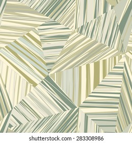 Abstract line geometric seamless pattern in trendy 1960s fabric style. Hand drawn Tiled background