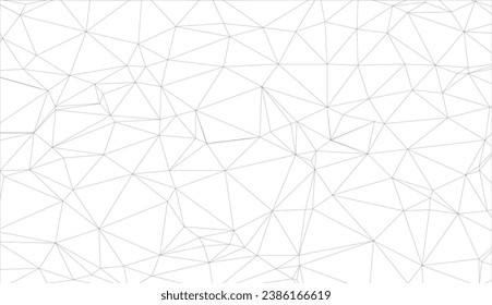 Abstract line geometry polygon on white background pattern.vector illustration.
