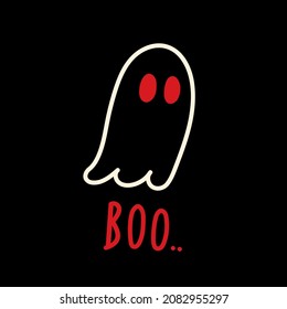 Abstract Line Ghost Illustration, Hand Drawn Clip Art Vector Illustration EPS 10.