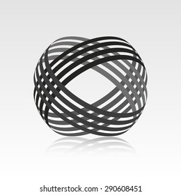 Abstract line globes
