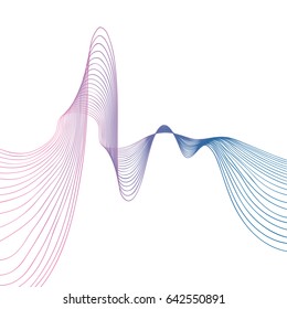 Abstract line gradient background 