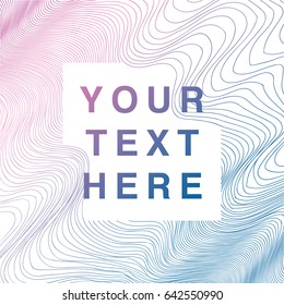 Abstract line gradient background with place for text