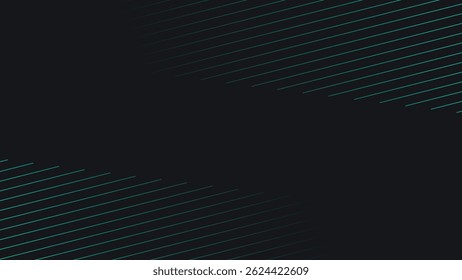 Abstract line gradient background vector. Illustration with vibrant perspective line wave in motion. Ideal design for social media, cover, banner, flyer, music, product, ads.