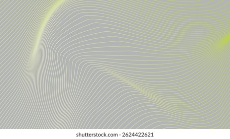 Abstract line gradient background vector. Illustration with vibrant perspective line wave in motion. Ideal design for social media, cover, banner, flyer, music, product, ads.