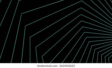Abstract line gradient background vector. Illustration with vibrant perspective line wave in motion. Ideal design for social media, cover, banner, flyer, music, product, ads.