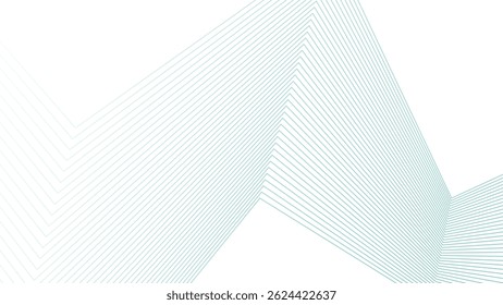 Abstract line gradient background vector. Illustration with vibrant perspective line wave in motion. Ideal design for social media, cover, banner, flyer, music, product, ads.