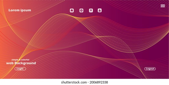 abstract line gradient background for web site use eps 10