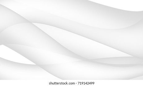 Abstract Line Gradient Curve White and Gray Vector Backgrounds