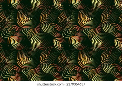 Abstract Line Gradient Seamless Pattern