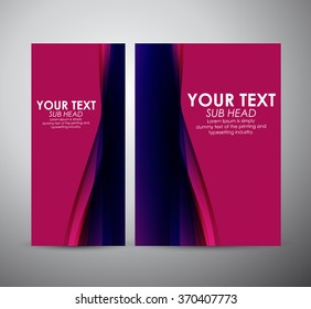 Abstract line. Graphic resources design template. Vector illustration