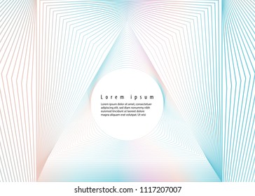 Abstract line hologram wave. Futuristic. Wonderful background in Holographic Foil. Modern surface design style. Packaging wrap paper. Banner, greetings card, poster 