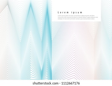 Abstract line holographic wave. Futuristic. Wonderful background in Holographic Foil. Modern surface design style. Packaging wrap paper. Banner, greetings card, poster 