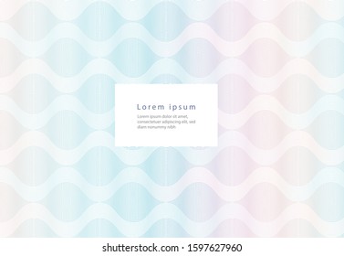 Abstract line holographic wave. Futuristic. Wonderful background in Holographic Foil. Modern surface design style. Packaging wrap paper. Banner, greetings card, poster 